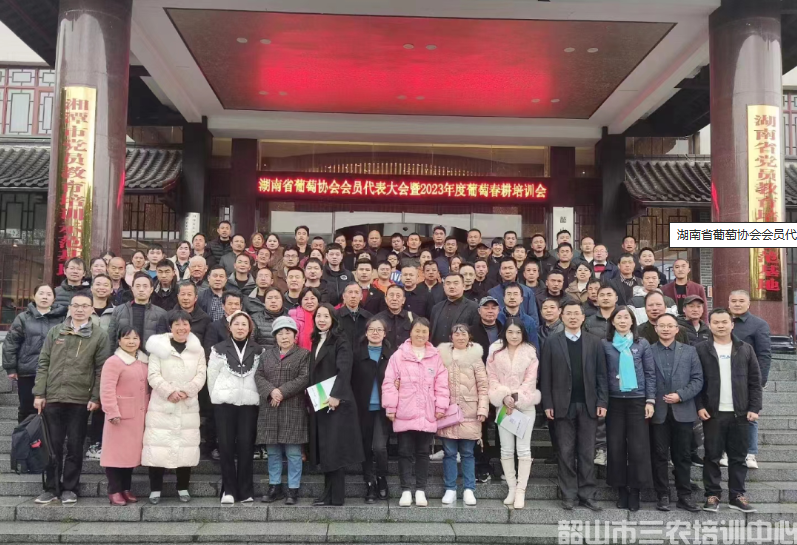 湖南省葡萄協(xié)會會員代表大會暨2023年春耕培訓班開班(圖7) 湖南省葡萄協(xié)會會員代表大會暨2023年春耕培訓班開班(圖7)